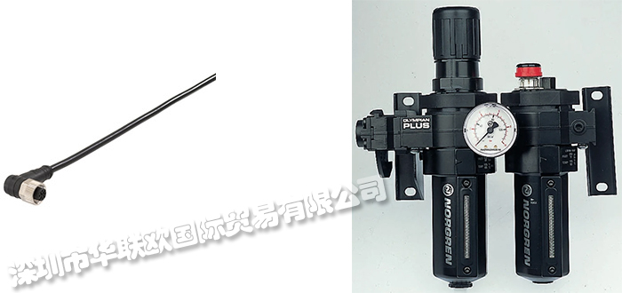 英國諾冠NORGREN G 1/4 FRL，自動排水器，40ΜM 過濾尺寸 - 帶壓力表